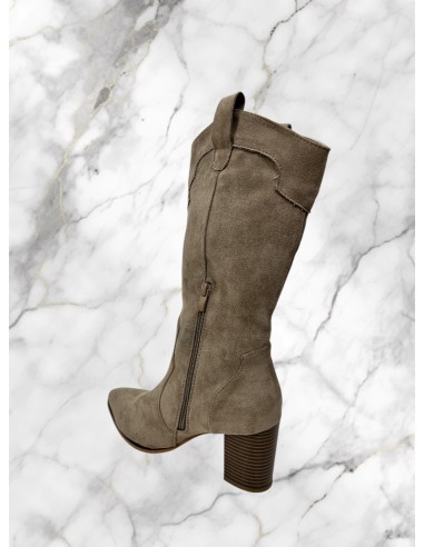 Bota alta antelina cowboy