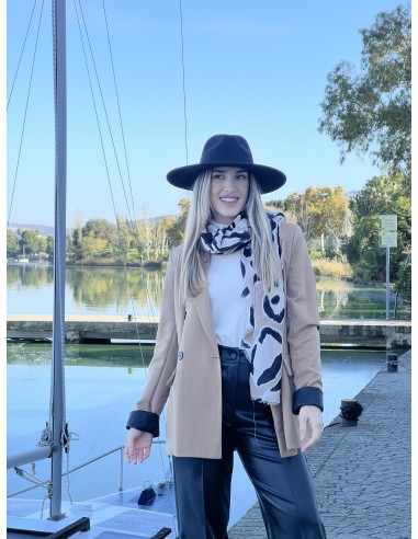 Blazer puño polipiel