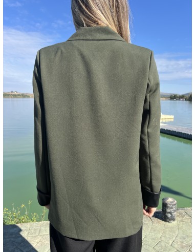Blazer puño polipiel