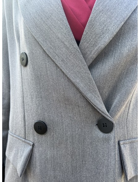 Blazer puño polipiel