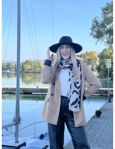 Blazer puño polipiel