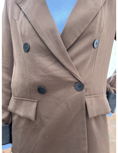 Blazer puño polipiel