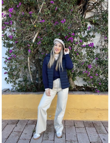 Pantalon recto polipiel