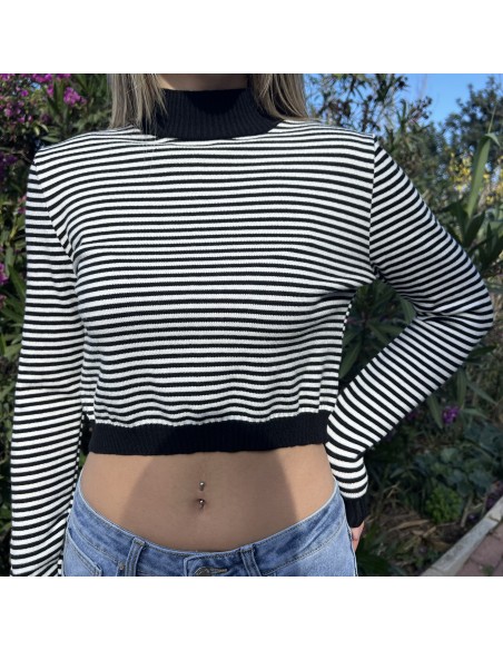 Jersey crop rayas c/perkins