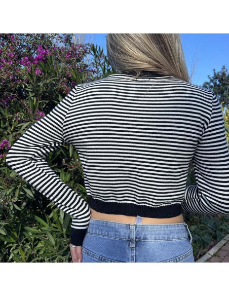 Jersey crop rayas c/perkins