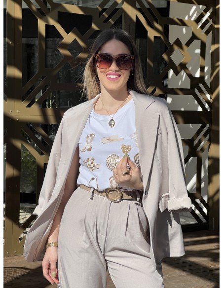 Camiseta m/corta cowboy