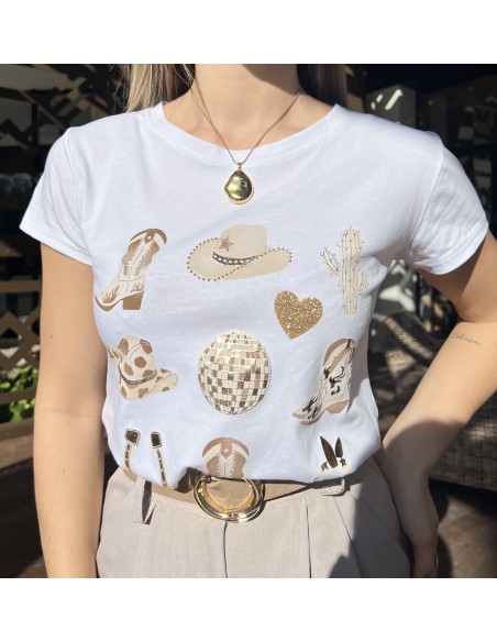 Camiseta m/corta cowboy