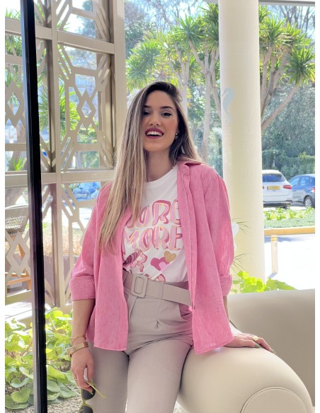 Camiseta m/corta MORE AMOUR POR FAVOR