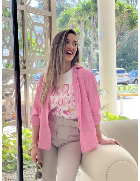 Camiseta m/corta MORE AMOUR POR FAVOR