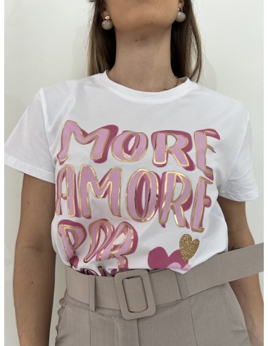 Camiseta m/corta MORE AMOUR POR FAVOR