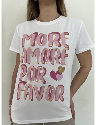 Camiseta m/corta MORE AMOUR POR FAVOR