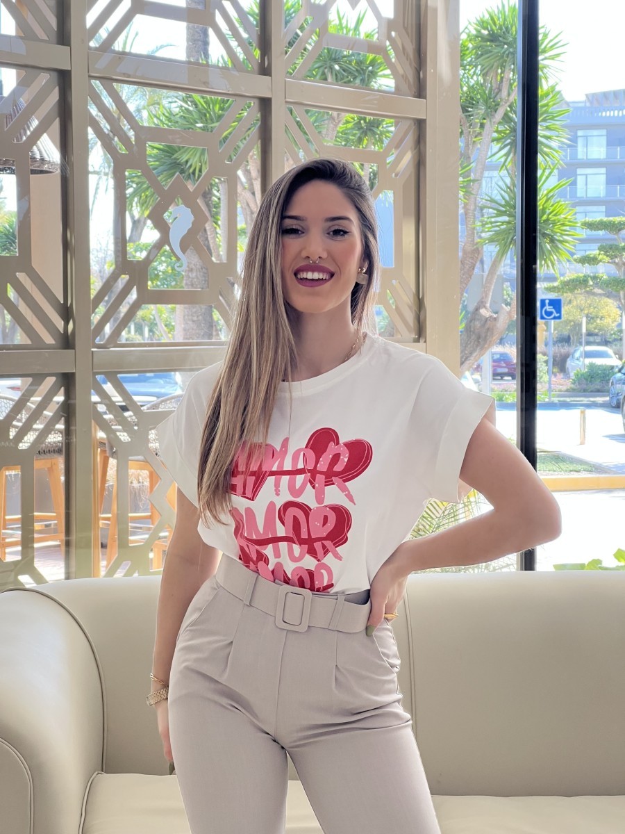 Camiseta M/corta AMOR