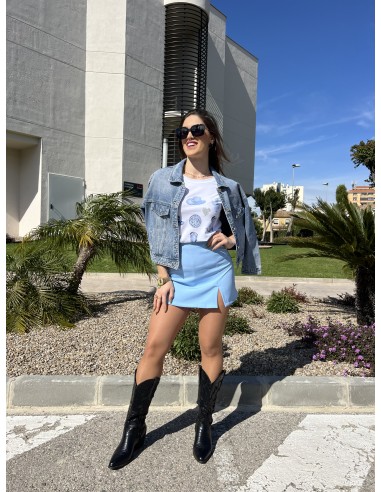 Falda pantalon abertura