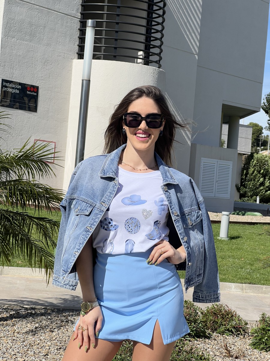 Falda pantalon abertura