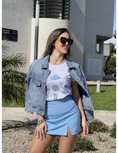 Falda pantalon abertura