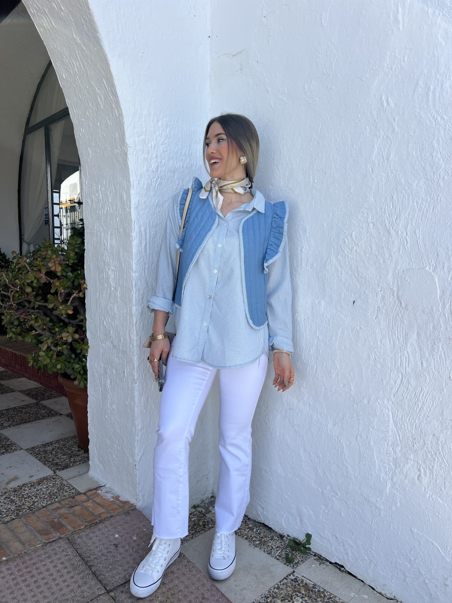 Jeans flared bolsillos 2