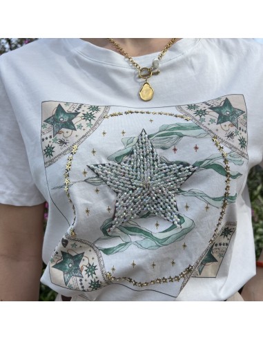 Camiseta estampado estrella