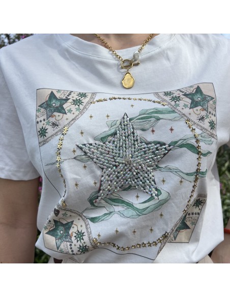 Camiseta estampado estrella
