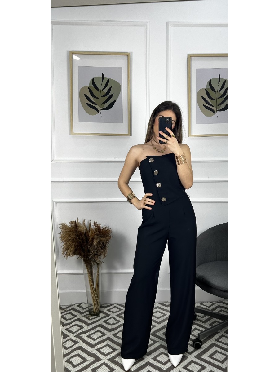 Mono palabra de honor botones dorados 2