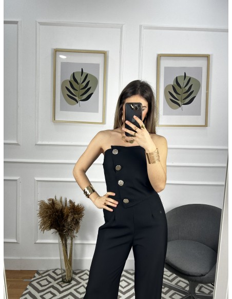 Mono palabra de honor botones dorados