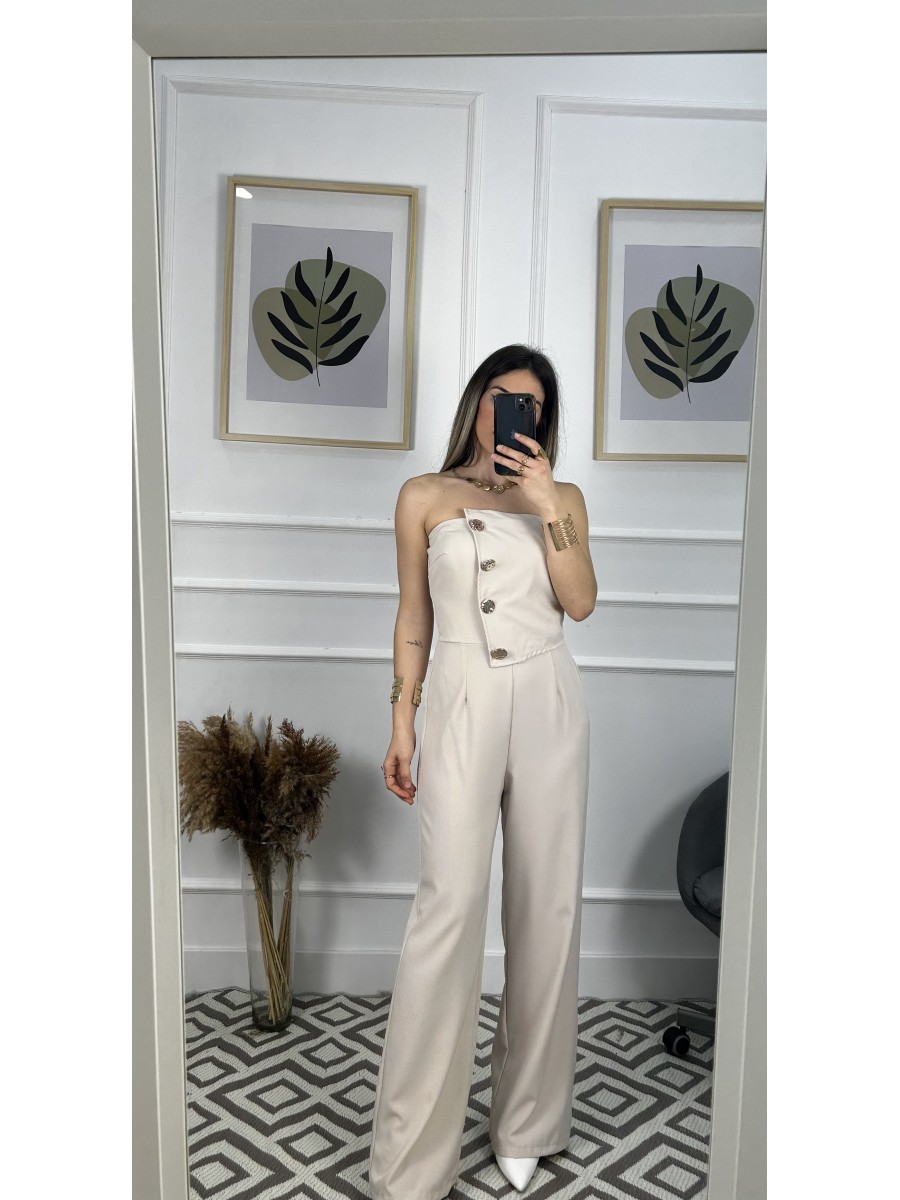 Mono palabra de honor botones dorados