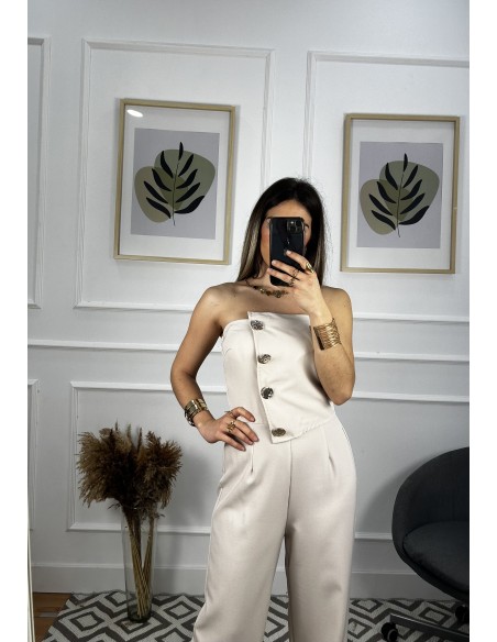 Mono palabra de honor botones dorados