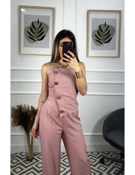 Mono palabra de honor botones dorados