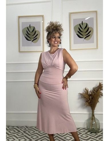 Blusa tirante ancho escote fruncido