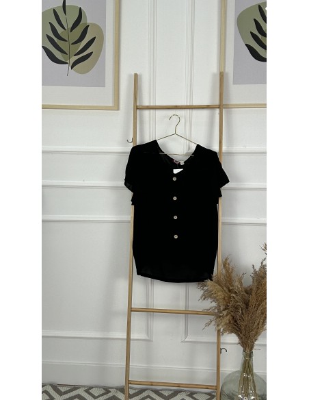Blusa botones madera