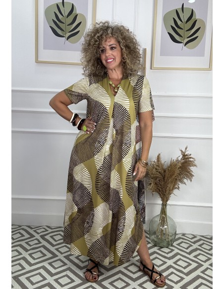 Vestido estampado lycra