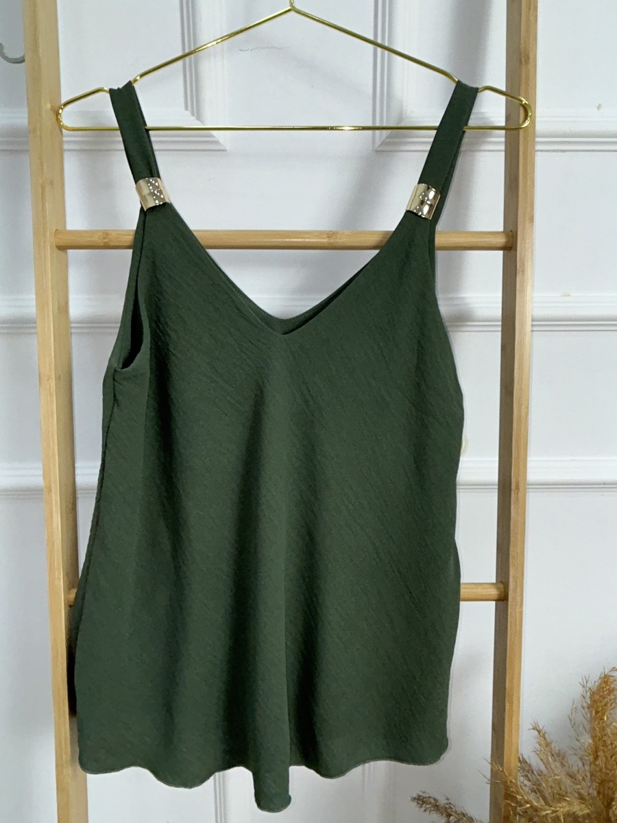 Blusa tirantes detalle dorado 2