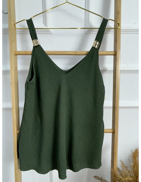 Blusa tirantes detalle dorado