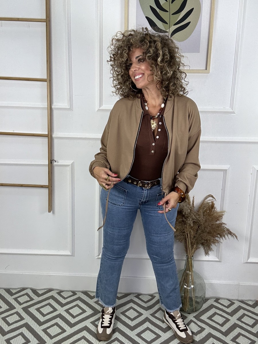 Jeans Flared bolsillos delanteros