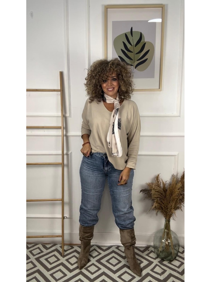 Blusa VIOLETA+pañuelo 2