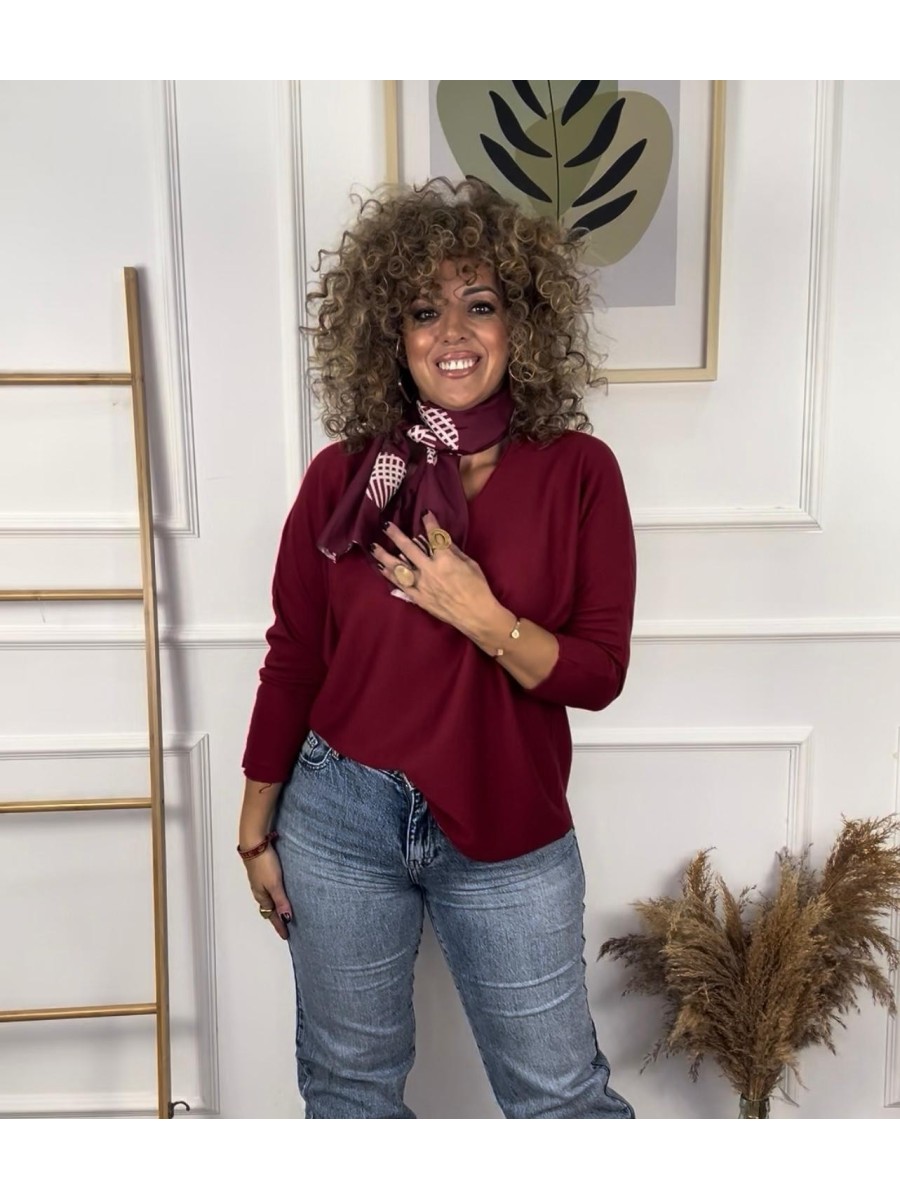 Blusa VIOLETA+pañuelo 2