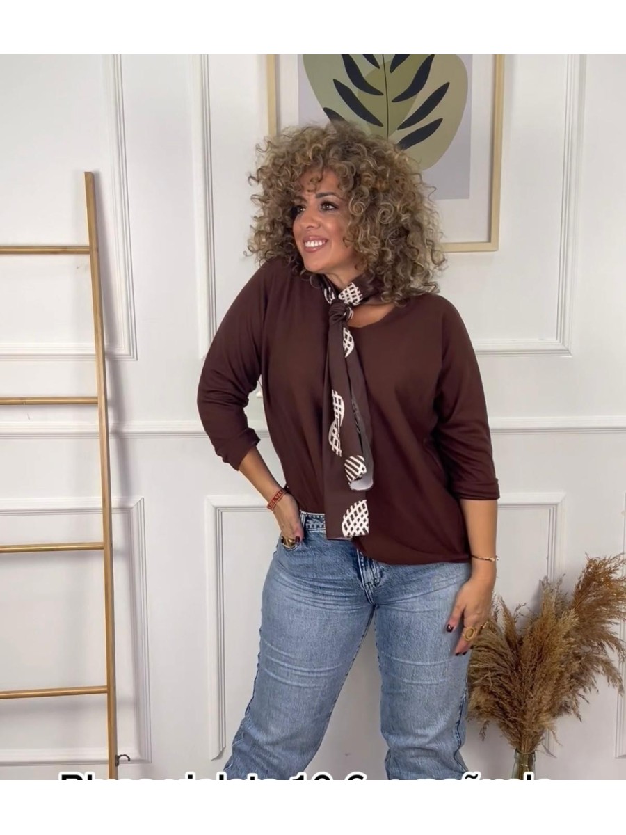 Blusa VIOLETA+pañuelo 2