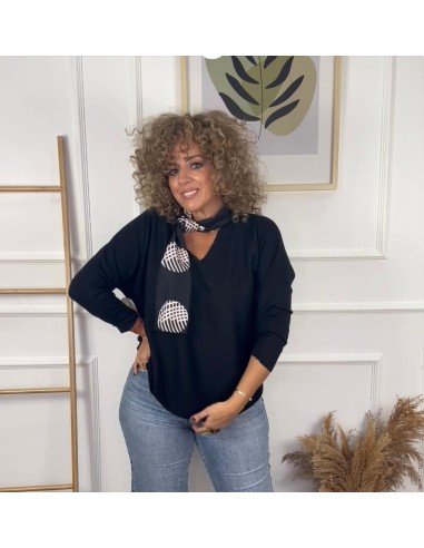 Blusa VIOLETA+pañuelo