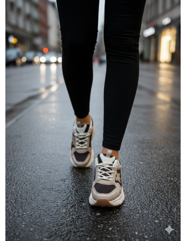 Deportiva estrella tricolor