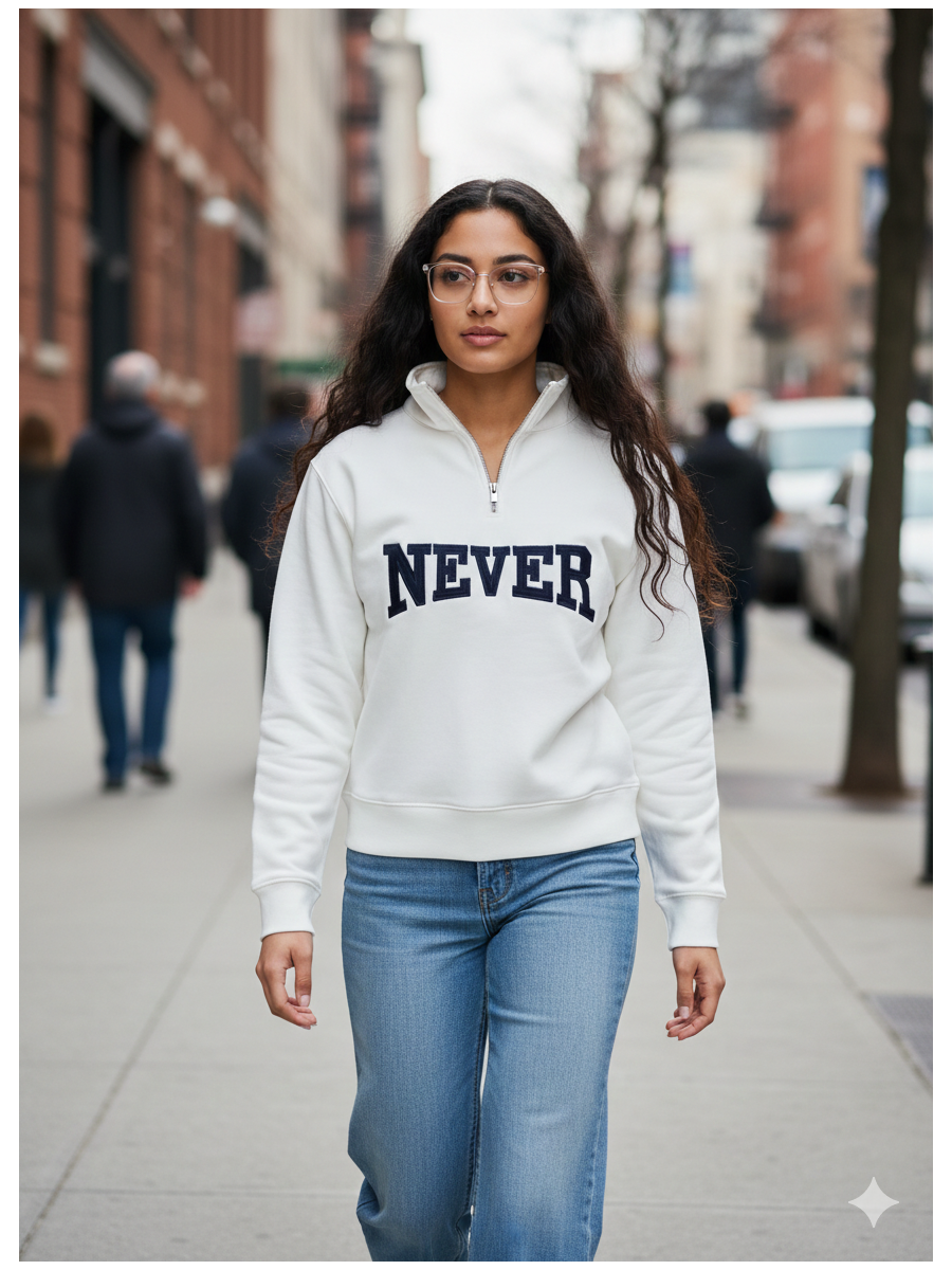 Sudadera NEVER 2
