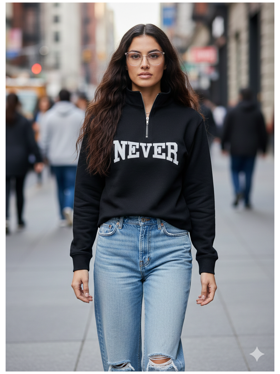 Sudadera NEVER 2