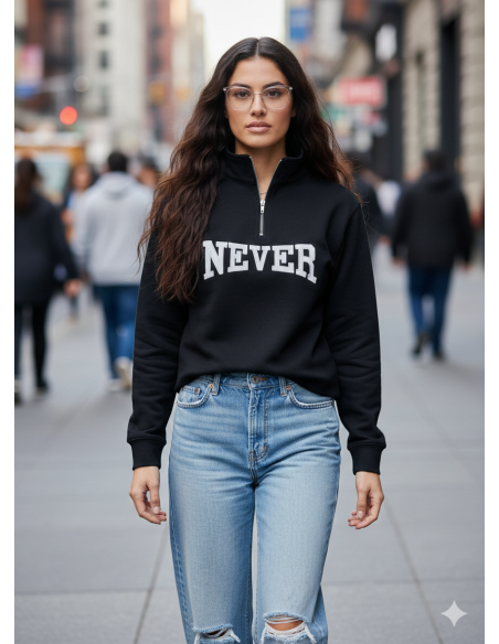 Sudadera NEVER