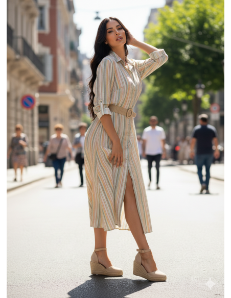 Vestido + Cinturon BERTA