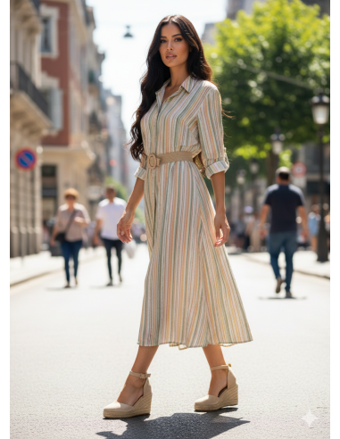 Vestido + Cinturon BERTA