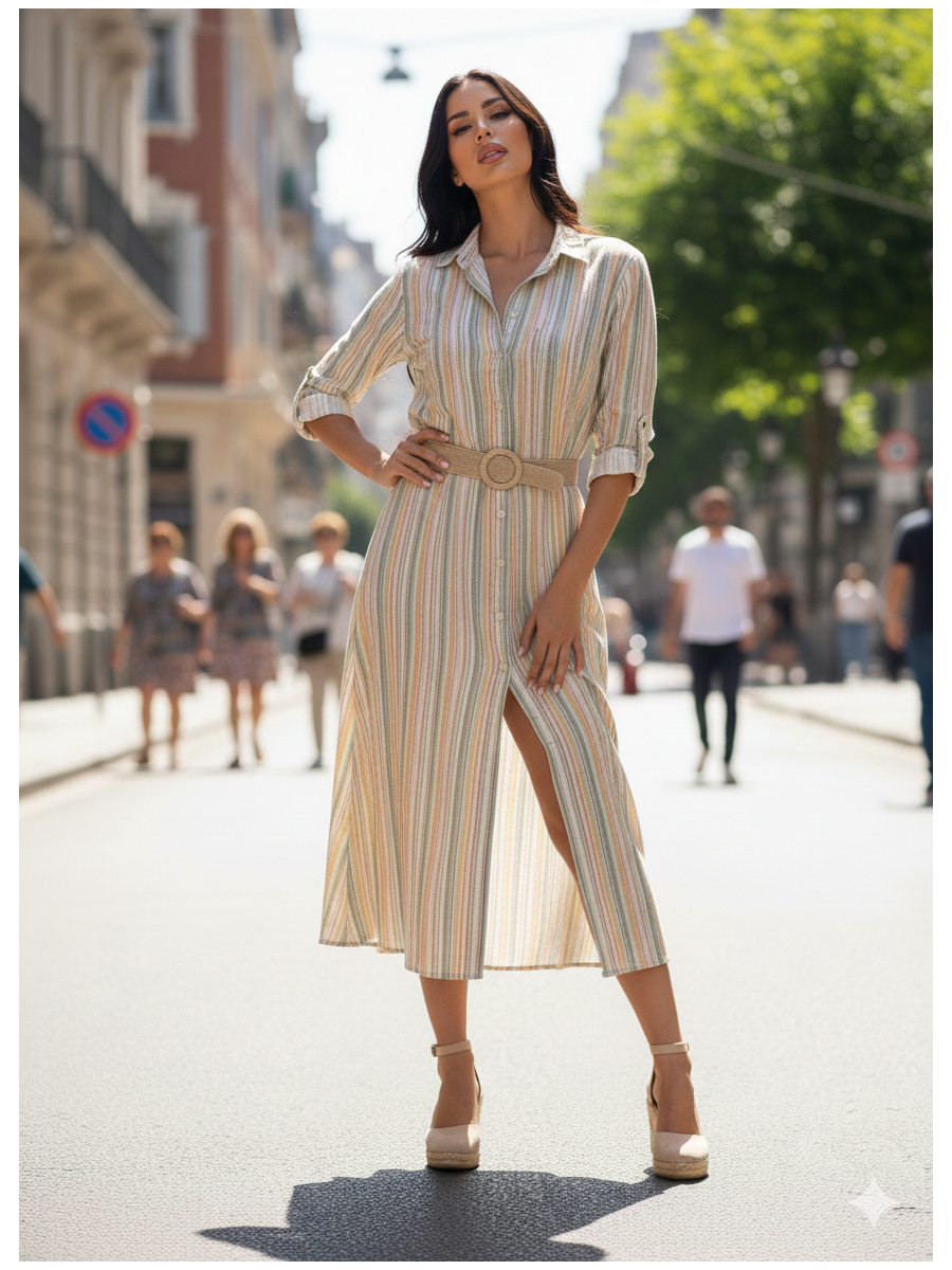 Vestido + Cinturon BERTA