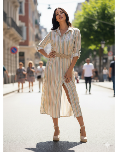 Vestido + Cinturon BERTA