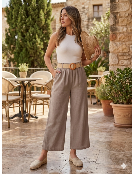 Pantalon+cinturon CHIARA
