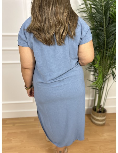 Vestido largo fluido