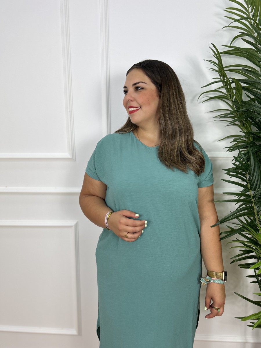 Vestido largo fluido 2