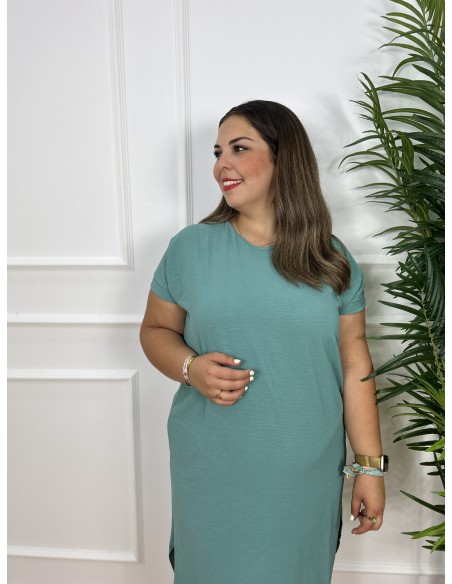 Vestido largo fluido