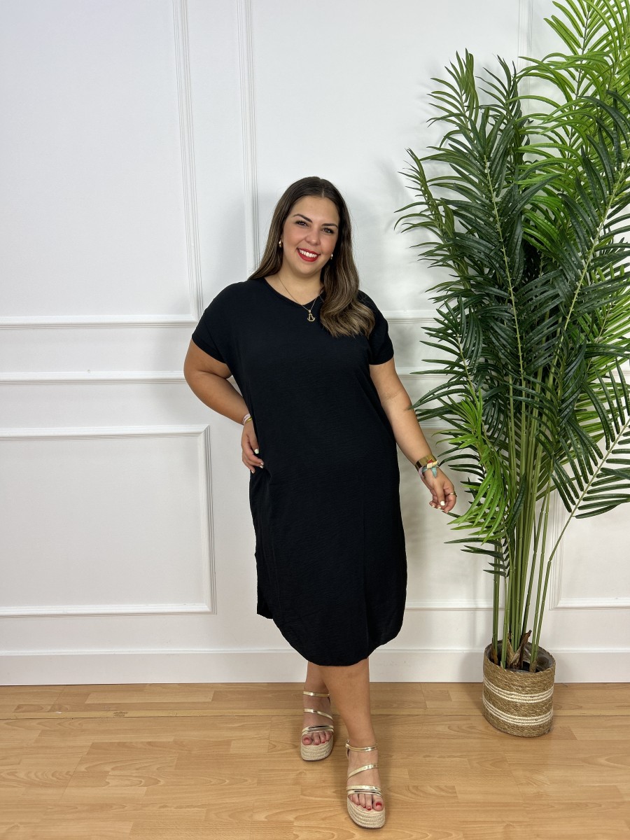 Vestido largo fluido 2